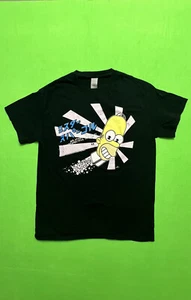 The Simpsons Mr. Sparkle Japanese Homer T-Shirt Mens Black Medium - Picture 1 of 3