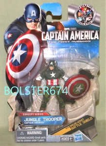 Captain America Jungle Trooper #13 Marvel The First Avenger Concept 3,75" Figur - Bild 1 von 12