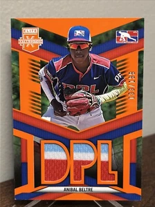 2023 Panini Elite Extra Edition - DPL Materials Orange #DPM-AB Anibal Beltre... - Picture 1 of 2