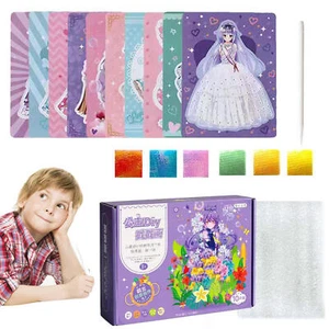 Poke Art DIY Toys Newest Childhood Infinite Dream Hand-Painted Princess Dress-up - Bild 1 von 12