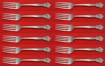 American Classic by Easterling Sterling Silver Salad Fork Set 12pc 6 1/2" - Image 1 of 3