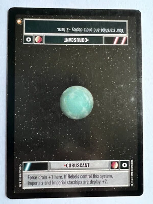 Star Wars CCG Special Edition System Location LS SE Coruscant Light Side - SWCCG - Image 1 of 2