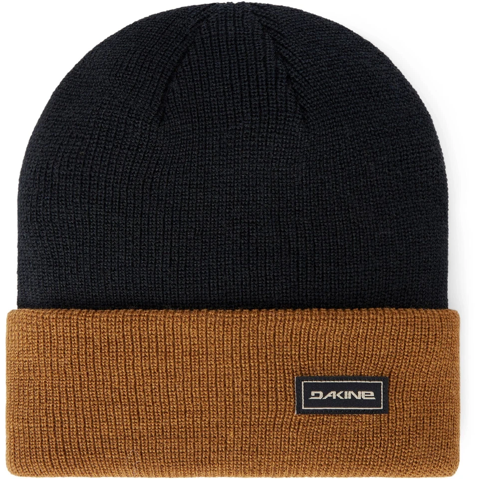 Dakine Jayden Beanie, Ribbed Knit, Unisex One Size, Black Rubber Brown New - Image 1 of 1
