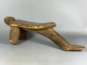 200925 - Authentic Antique Lobi stool - Burkina Faso - Picture 1 of 10