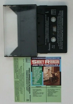 Cassette Smokey Robinson And The Miracles Great Song & Performances Motowns 25th Foto 1 de 2