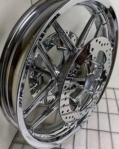 HARLEY CHROME Anv Edition VRSCDX 43300079 NIGHT ROD FRONT WHEEL 2012 17 Outright - Picture 1 of 12