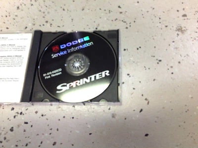 2003 Dodge Mopar Sprinter Camión Servicio Tienda Reparar Manual CD OEM Fábrica - Imagen 1 de 4