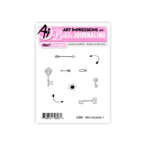 Art Impressions Bible Journaling Mini Accents #01 Stamp - Picture 1 of 1