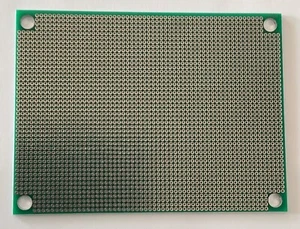 Leiterplatte Platine zweiseitig Lochraster pcb board 6x8cm 1.27mm Lochabstand - Bild 1 von 1