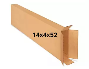 14" x 4" x 52" CARDBOARD BOX - 200 lb - SIDE LOADING - Picture 1 of 4