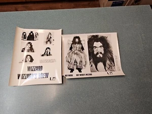 Foto vintage WIZZARD'S Brew Roy stampa in legno 1973 - Foto 1 di 6