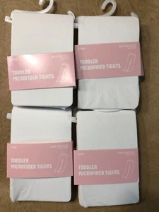 NEW 8 Pairs Infant 12/24 Month Microfiber Tights/white/$20 Value!! - Picture 1 of 1
