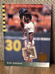 1993 SP Rickey Henderson Oakland Athletics #40