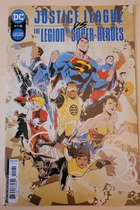 Justice League vs. the Legion of Super-Heroes #1, 2022 - DC Comics - 1ST PRINT