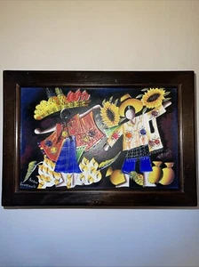 Felipe Chavez Wooden, Handpainted Jewelry Box - Foto 1 di 18