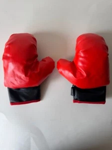 Guantes de boxeo para niños guantes de combate rojos juguete de juego para saco de boxeo inflable - Imagen 1 de 11