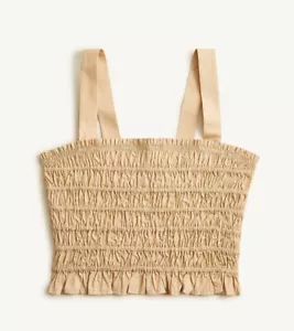 Camiseta sin mangas ahumada para mujer J.Crew madera de haya oscura artículo #BI477 - Imagen 1 de 3