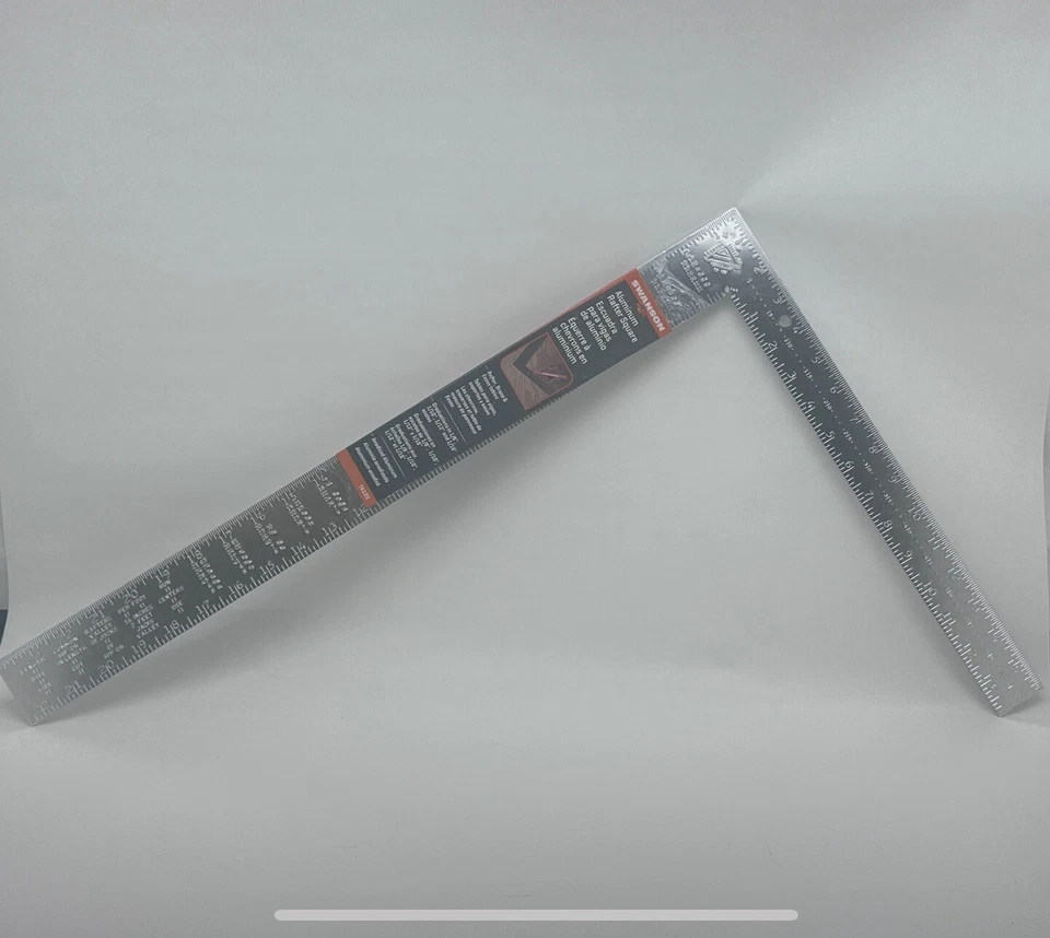 2-SWANSON 16" X 24" ALUMINUM RAFTER SQUARES-#TA122 - Image 1 of 2