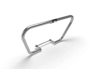 Engine Guard Trapezium Fit Royal Enfield Meteor, New Classic 350, Bullet Silver - Picture 1 of 1