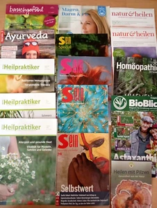 15 Stück Zeitschriften: Ayurvera+Homöopathie +Natur & Heilen+Sein - Bild 1 von 15