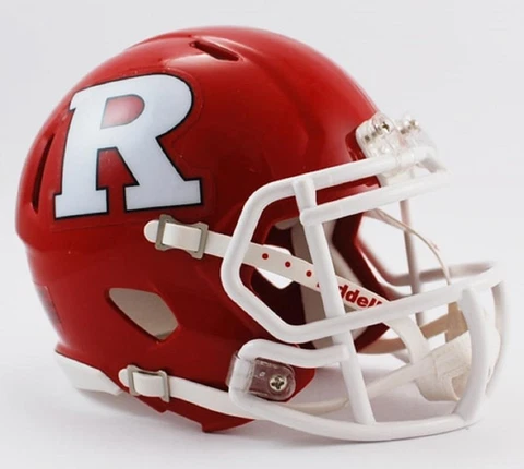 Rutgers Scarlet Knights Mini Speed Replica Helmet [NEW] Miniature Desk Office Cover