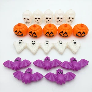 Halloween String Light Covers Qty 20 Skulls, Pumpkins, Ghosts, Bats Party RV - Picture 1 of 8