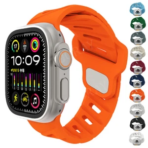 Correa de silicona para Apple Watch 10 9 8 7 6 SE reloj inteligente correa pulsera 42-49 mm - Imagen 1 de 43