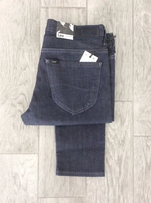 LADIES LEE SCARLETT SOFT STRETCH SKINNY FIT DARK BLUE DENIM W30  L31 - Image 1 of 2