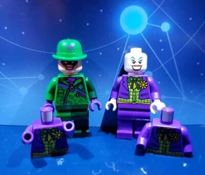 LEGO Villains Minifigure Lot Riddler Joker DC Lot sh0088 Batman Parts Sh0005  - Picture 1 of 17