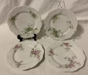 Set of 4 Beautiful T&V France Limoges “Century” 6-3/8” Bread Plates c. 1901 - Picture 1 of 10