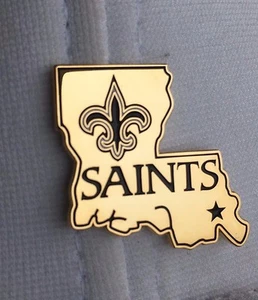new orleans saints pin saints NFL LAPEL PIN TEAM LOGO NEW ORLEANS SAINTS 1" size - Picture 1 of 8
