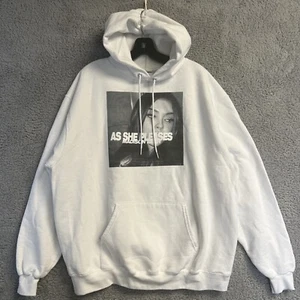 Champion Hoodie Madison Beer Sweater Mens XL White As She Pleases '18 Tour *Rare - Picture 1 of 10