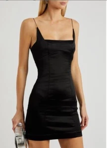 Bec + Bridges Stella Mini Dress Black Size UK12, US8 RRP £260 - Picture 1 of 6