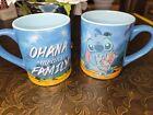 One Disney Lilo & Stitch Kitchen 14oz Ceramic Coffee Mug Cup Ohana Means Family 