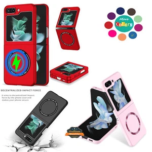 For Samsung Galaxy Z Flip 5 5G Compatible with MagSafe Matte Skin TPU Case Cover - Picture 1 of 64