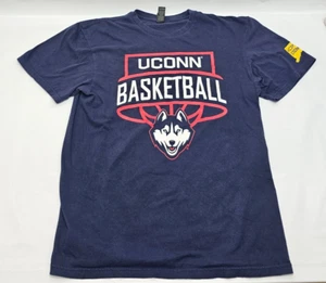 Uconn Huskies Basketball Official Gildan by Chevy T-Shirt Men's Size Medium  - Picture 1 of 4