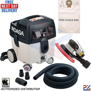INDASA A-SERIES Air Sander 150mm & DUST EXTRATION COMPLETE PACKAGE 30LT ik - Picture 1 of 12