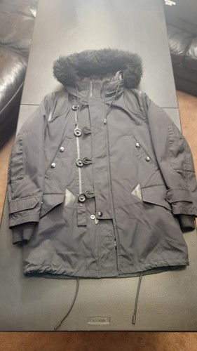 Coach Parka Uomo Nero 3 in 1 Piumino d'oca Medium Nuovo Originale 1400$