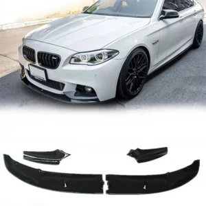 For 2011-2016 BMW 5 Series F10 M-Sport Gloss Black Bumper Lip Body Kit Spoiler - Picture 1 of 8