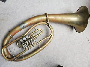 Nice used rotary valve Bb- tenorhorn - Picture 1 of 9