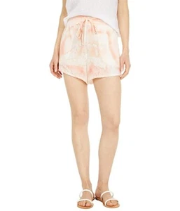 Bella Dahl Easy High-Waisted Shorts Orange SZ L - Picture 1 of 4