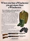 1969 Winchester Model 1200 & 1400 Shotgun W/ Duxbak Jacket Original Print Ad