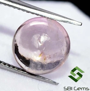 Zertifizierter natürlicher rosa Turmalin runder Cabochon 8 mm unbehandelter loser Edelstein - Bild 1 von 6