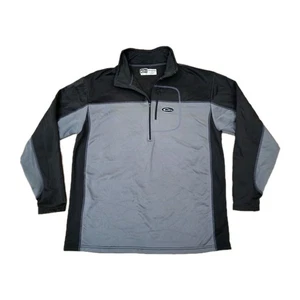 Drake Hunting Thermal Pullover Men's Large Gray 1/4 Zip Sweater Fleece Lined  - Picture 1 of 13