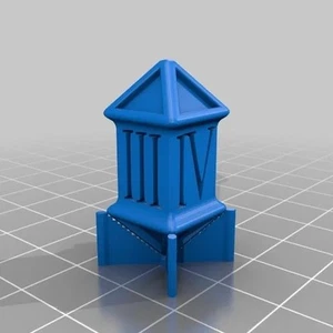Dadi romanici D4 fustellati gioco di ruolo modello stampato in 3d - Foto 1 di 1