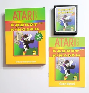 CARROT KINGDOM Atari 2600 Game, Box, and Manual Mario like Platformer tested - Picture 1 of 9