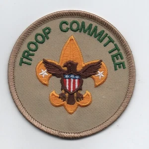Troop Committee Patch, "Since 1910" Slogan Backing, Mint! - Picture 1 of 2