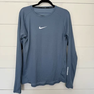 Nike Azul Hombre Grande Atlético Manga Larga - Imagen 1 de 5