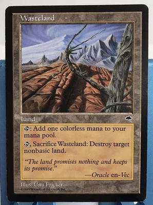 WASTELAND Tempest Vintage MTG from Magic the Gathering LP Light Play - Image 1 of 4