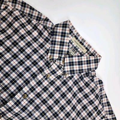 L.L. Bean Men’s M Plaid Button Down Shirt Wrinkle Resistant 100% Cotton - Image 1 of 4